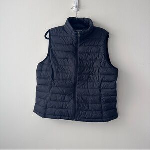 Amazon Essentials Black Quilted Puffer Vest - lightweight - XXL